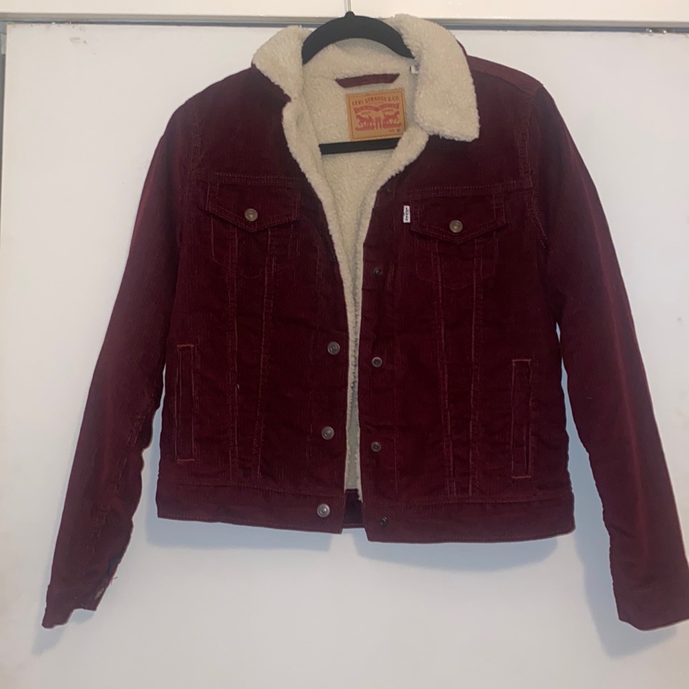 Maroon Levi’s jacket